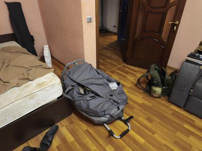 Сумки собраны, рюкзак на 130л не влез в фото.