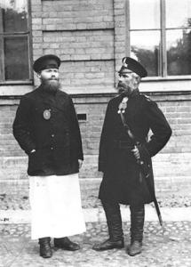 Дворник и городовой.