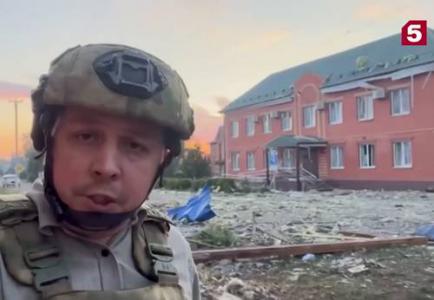 Центр Суджи. Город серьезно пострадал от артиллерийских обстрелов