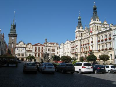 В Пардубице есть красивые шпили