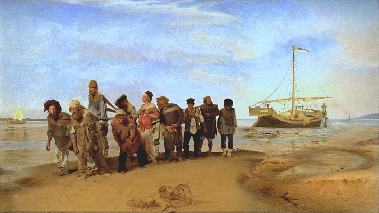 Илья Репин «бурлаки на Волге» (1870-1873)