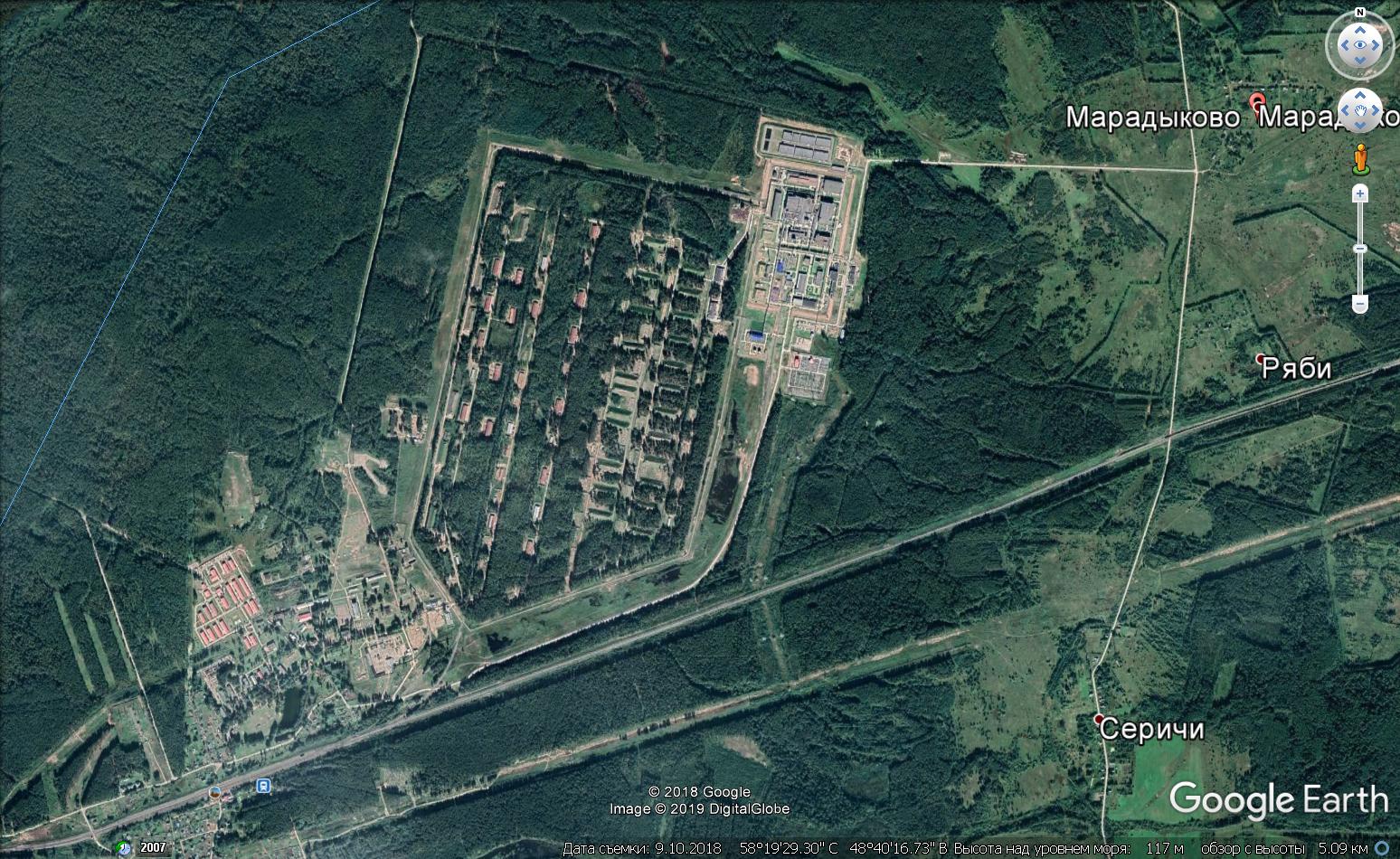 Карта пгт мирный кировская область оричевский район