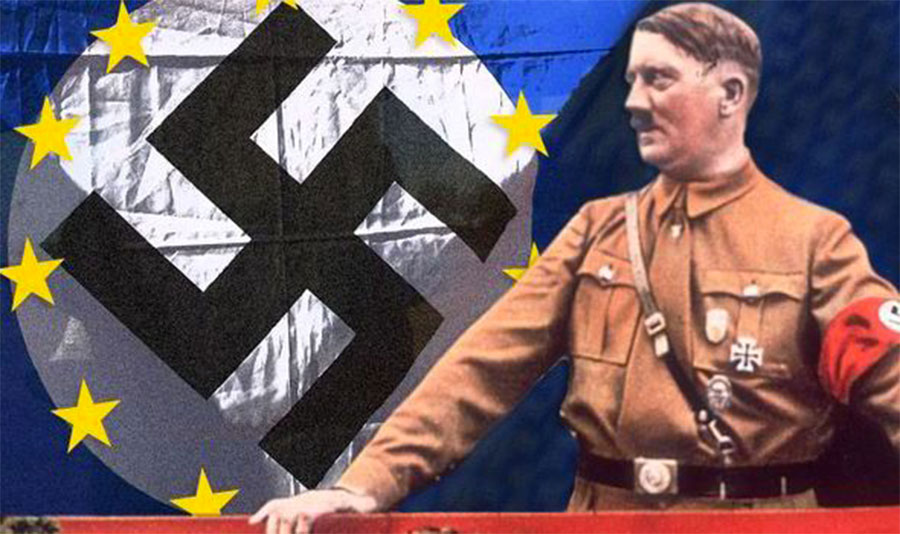 Россия гитлера победила. Европейский Союз четвертый Рейх. Европейский Союз третий Рейх. Нацистский Европейский Союз.