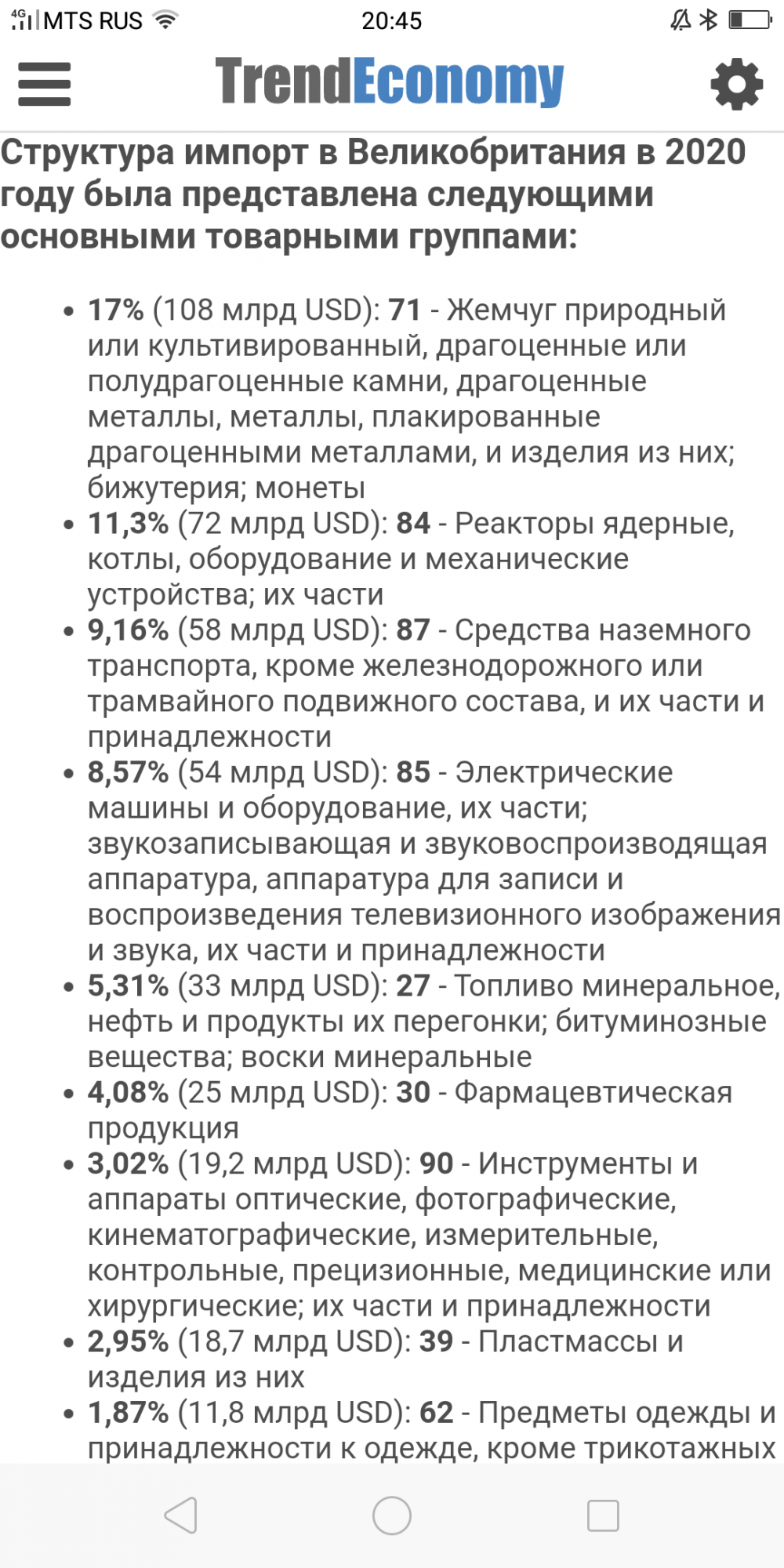 Счетовод • Бритстат: структура промышленности Британии примитивизируется  2-й год подряд