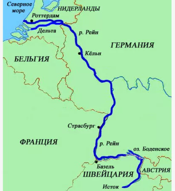 Притоки е. Река Рейн на карте. Река Рейн на карте Германии. Река Рейн на карте Европы. Реки Рейн и Эльба на карте.