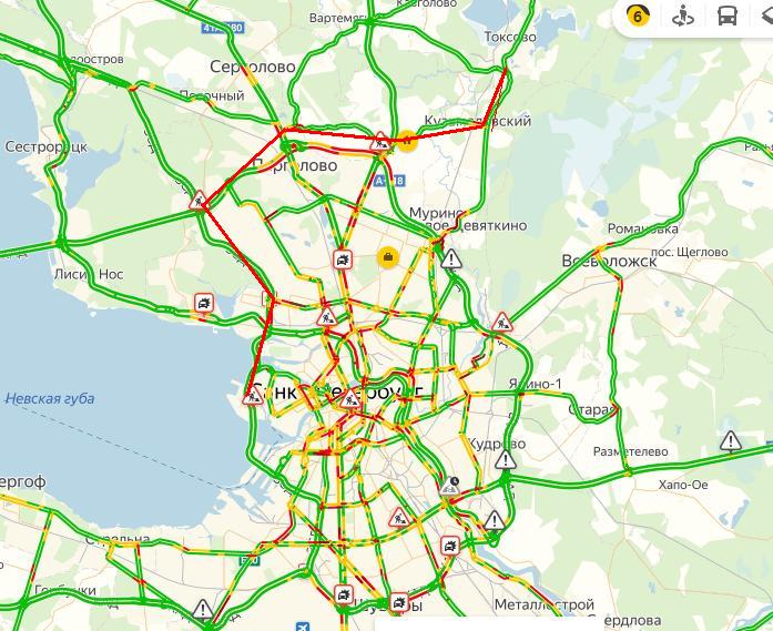 Карта екатеринбурга где пробки
