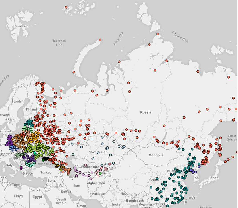 Куда в основном. Карта ядерных ударов по России. Карта ракетных ядерных ударов по России. Точки ядерных ударов по России. Цели ядерных ударов по России на карте.