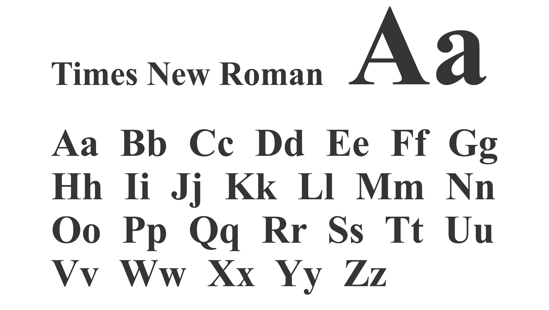 Atorn Times New Roman Arial