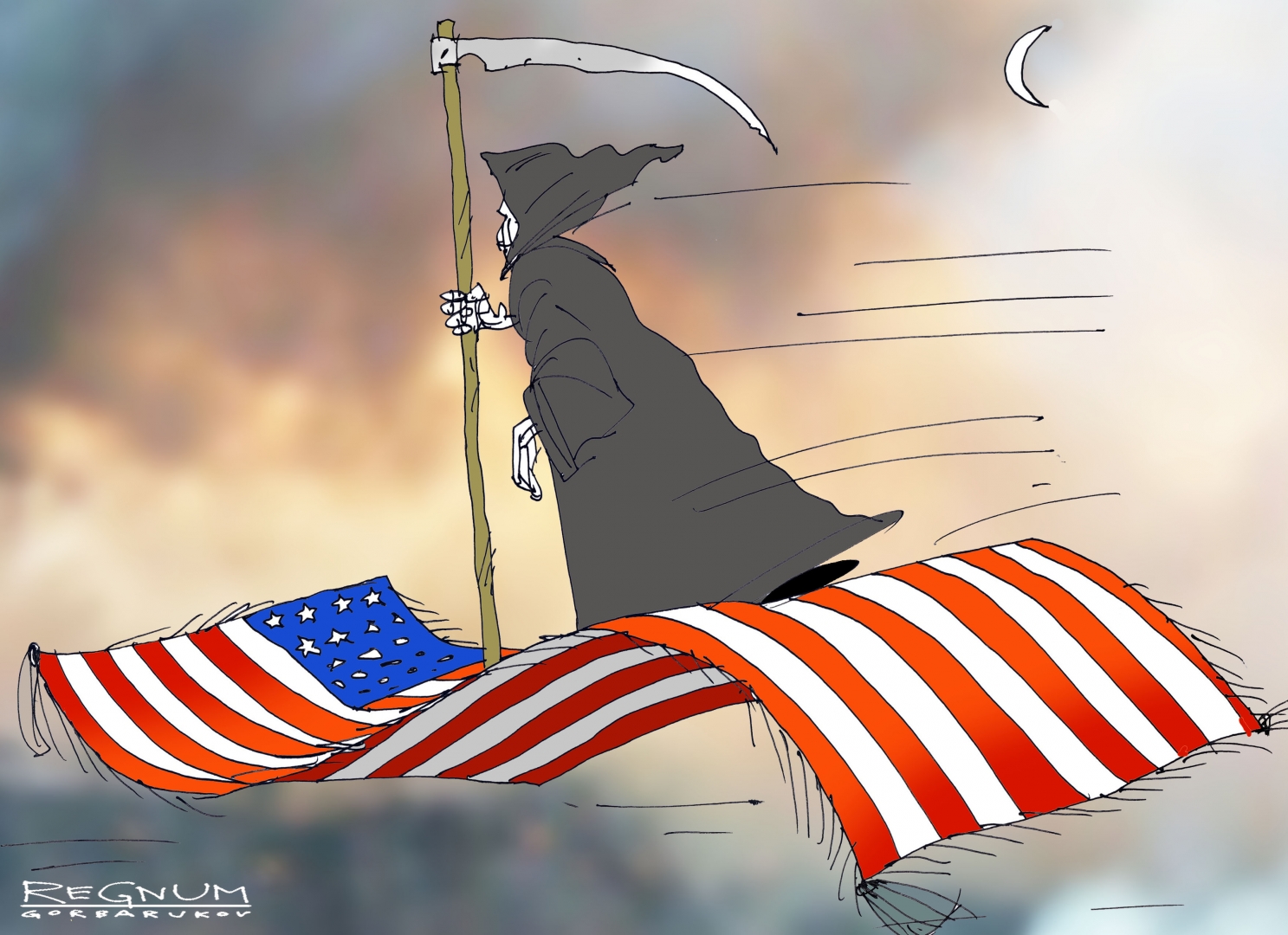 карикатуры на сша