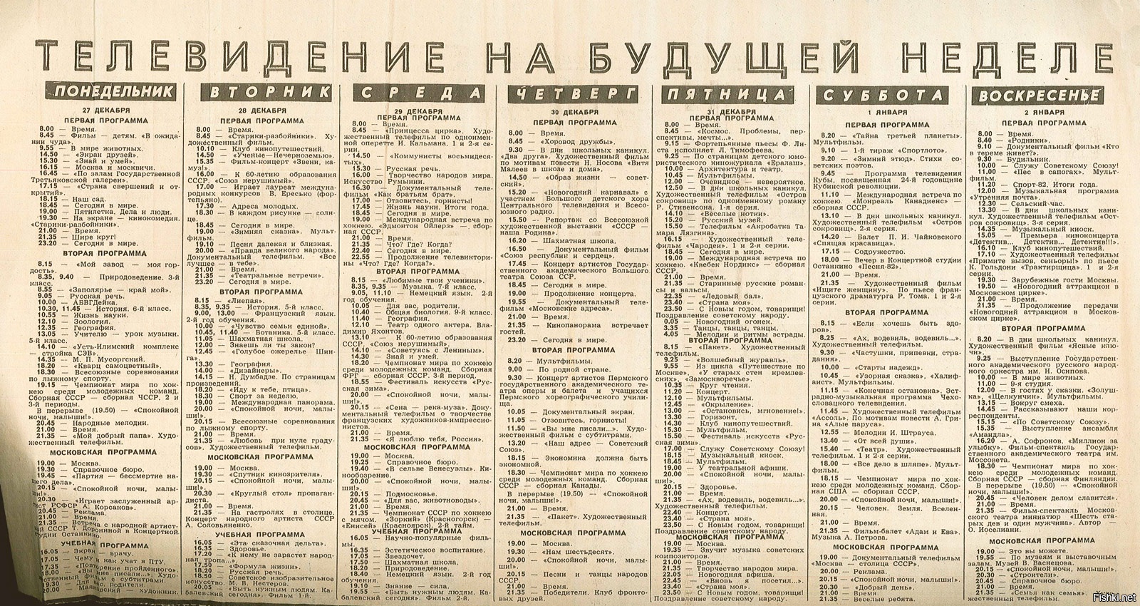 Телевизионная ностальгия, или что мы смотрели сорок лет назад - Новости  культуры и искусства - eMule-Rus.Net Форум муловодов