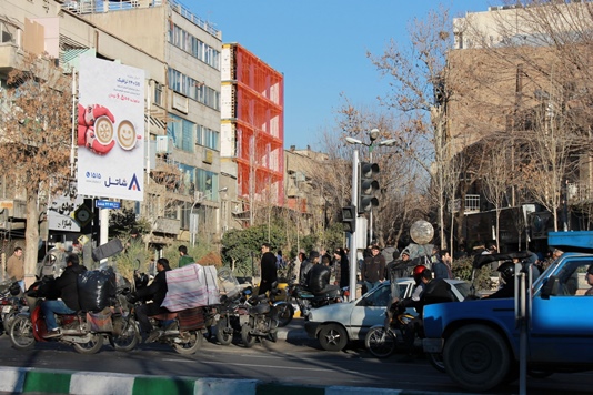 Дорожное движение в Тегеране