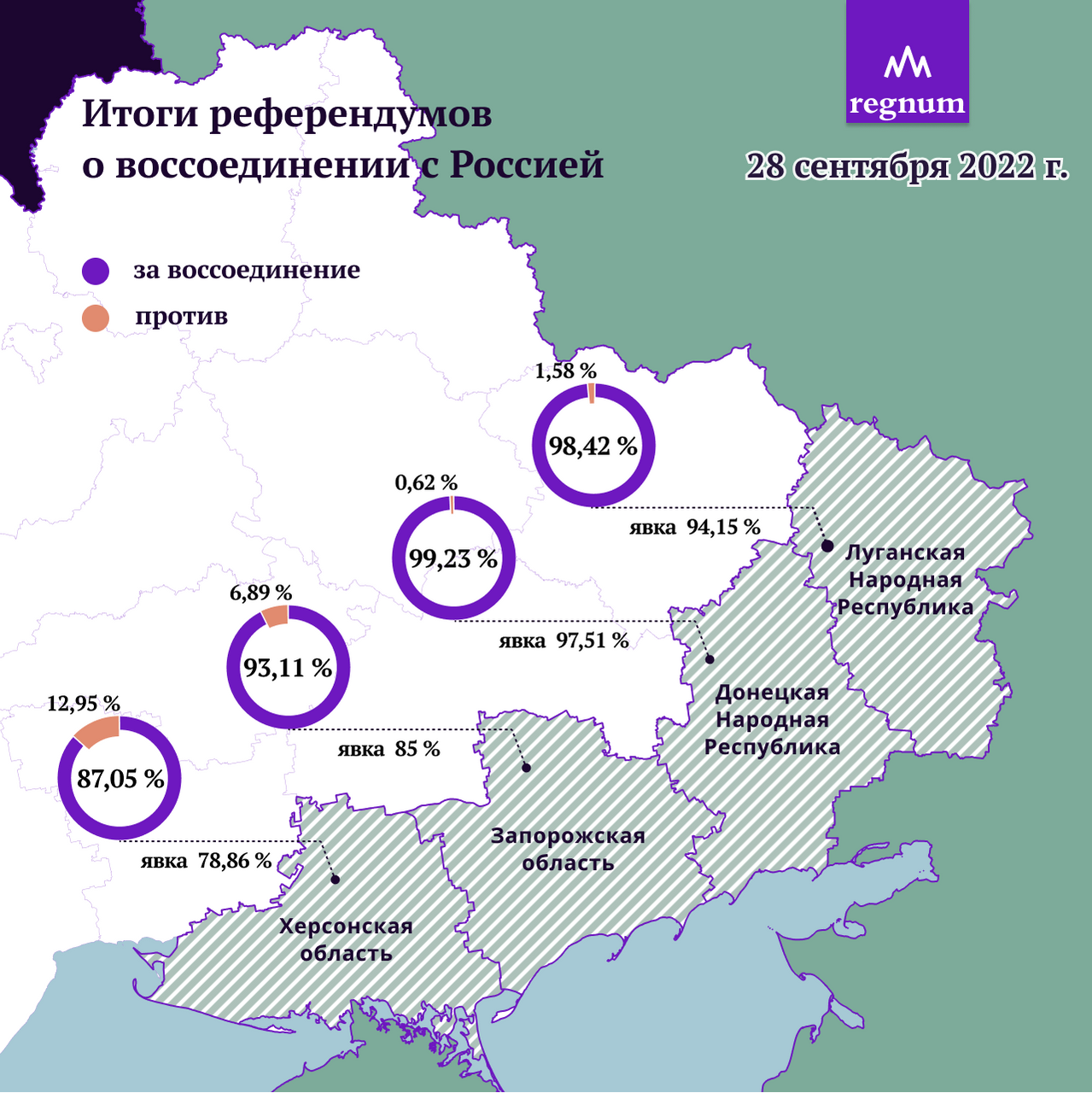 Что будет после референдума. Карта новых присоединенных территорий. Присоединенные территории на карте.