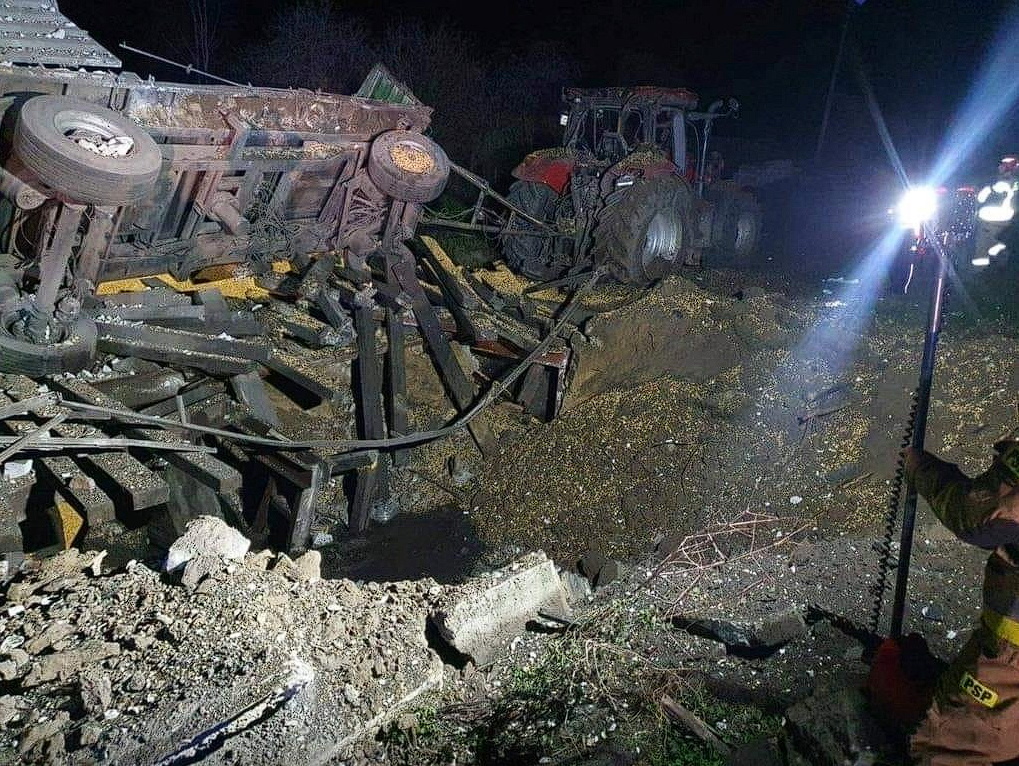 Польский трактор после встречи с С-300