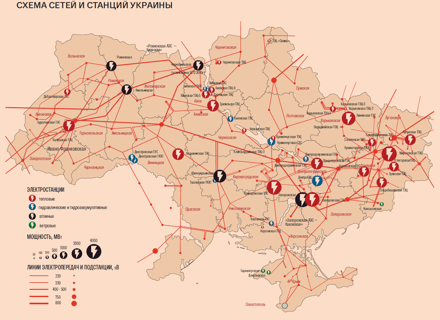 Карта лэп саратовской области