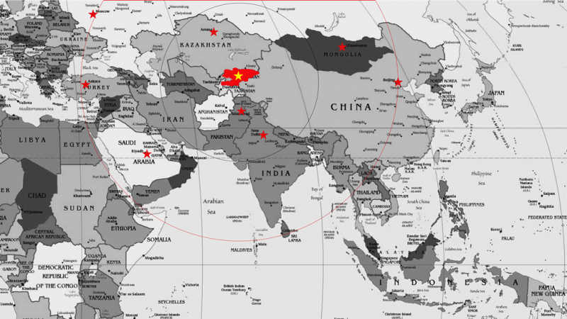 Карта стран евразии 2023